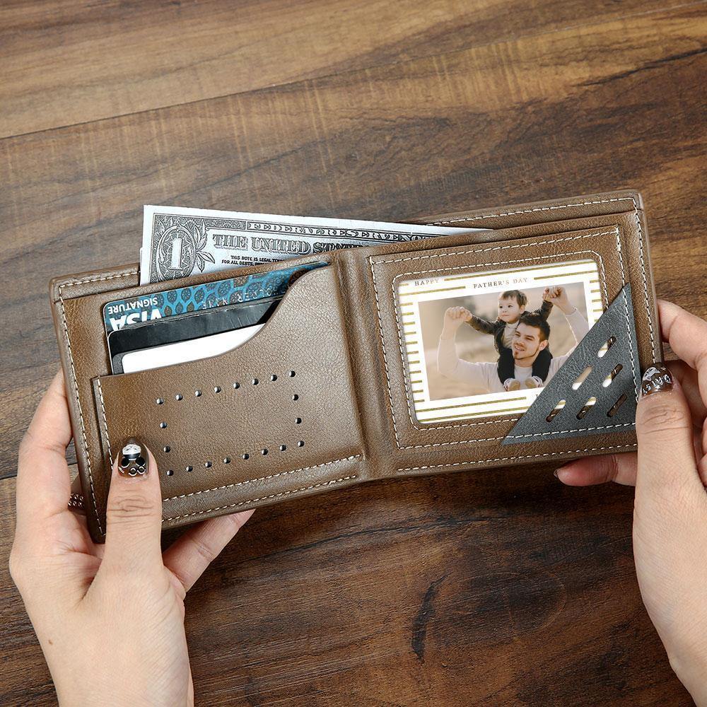 Custom Photo Wallet Insert Card Father's Gifts Card - soufeelus