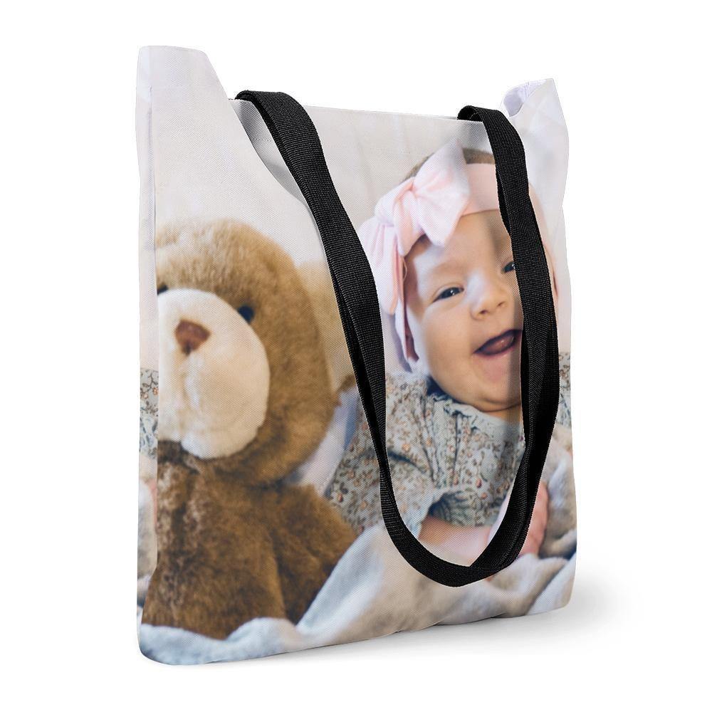 Custom Photo Shopping Bag Cute Baby - soufeelus