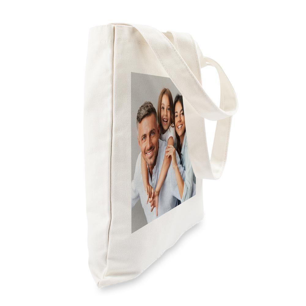 Custom Photo Canvas Bag Happy Family - soufeelus