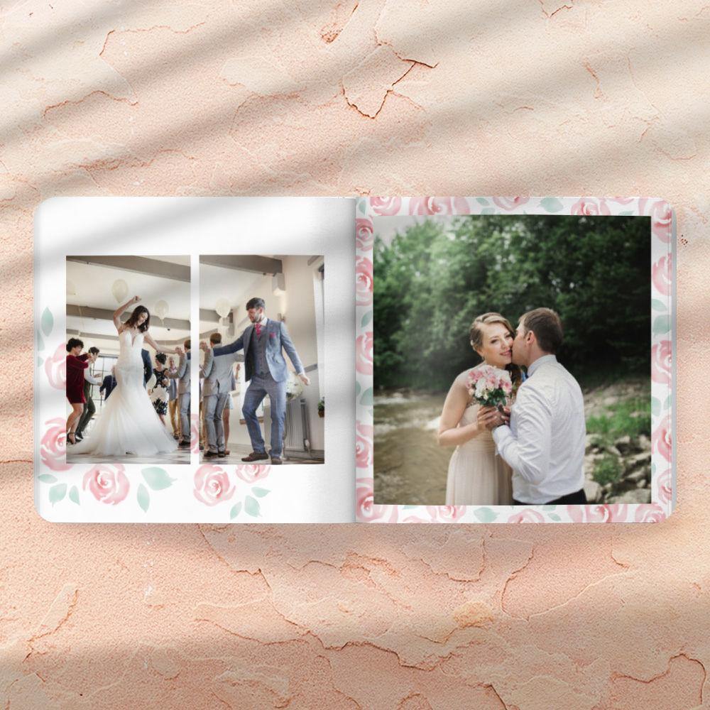 Custom Photo Books Wedding Cards Personalised Wedding Gift For Love Square Book - soufeelus