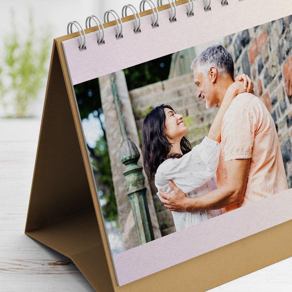 Custom Calendar 2021-2022 Desk Calendar Gifts for Couple - soufeelus