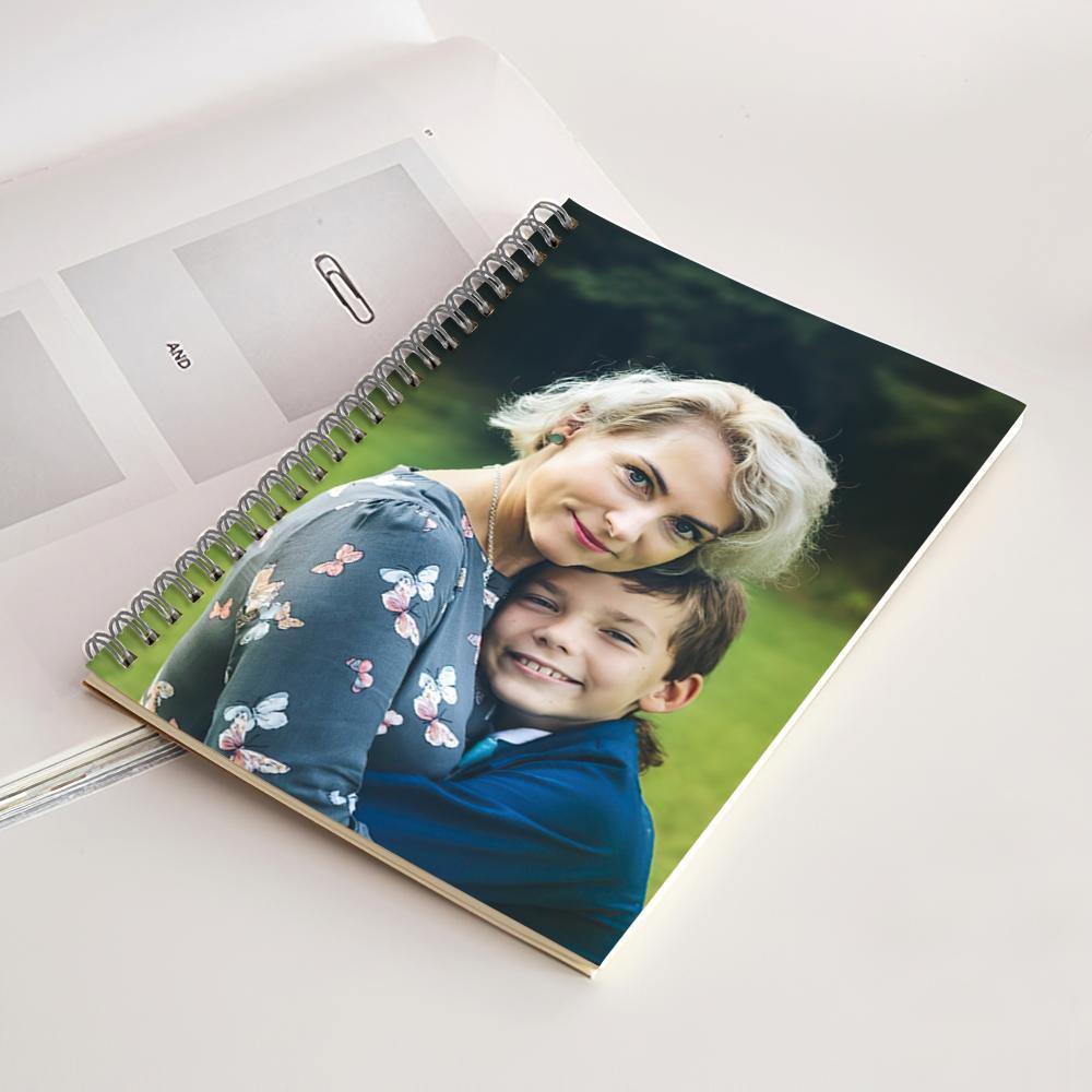Photo Spiral Notebook Ruled Line Mother-Child Theme-14*21CM - soufeelus