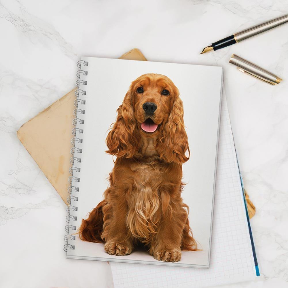 Photo Spiral Notebook Ruled Line Dog Theme-14*21CM - soufeelus