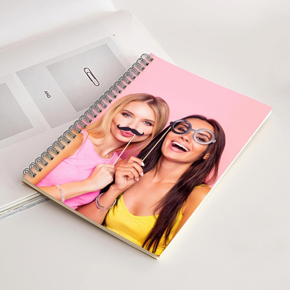 Photo Spiral Notebook Ruled Line Friend Theme-14*21CM - soufeelus