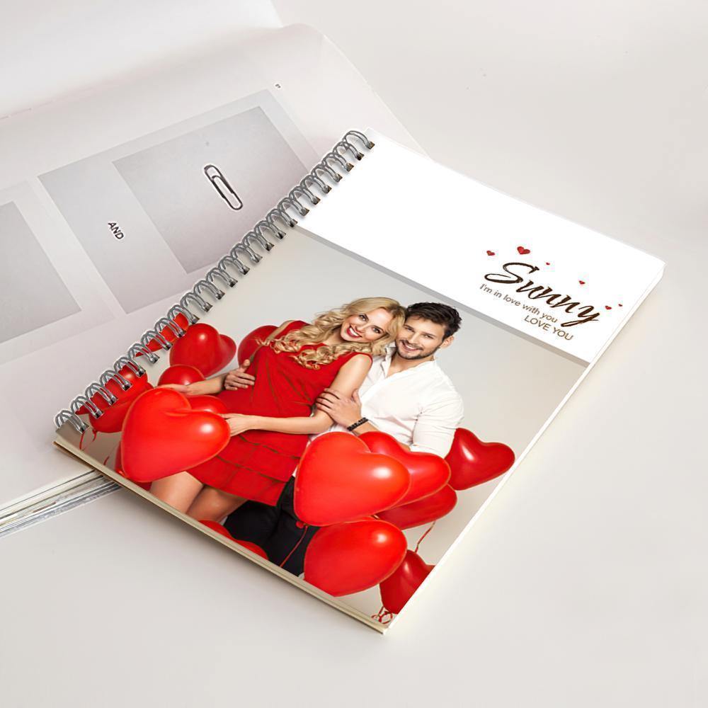 Photo Engraved Spiral Notebook Ruled Line-214*21CM - soufeelus