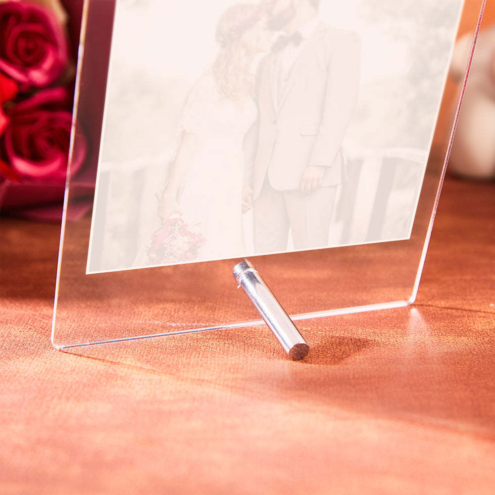 Custom Acrylic Music Plaque Led Lights Wedding Day Gift for Her Personalized Led Lamp Plaque Custom Night Light Gift for Him -