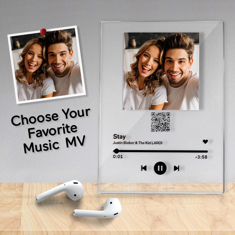 Custom Song Plaque Gift For Her Special Music MV For Special Occasions
