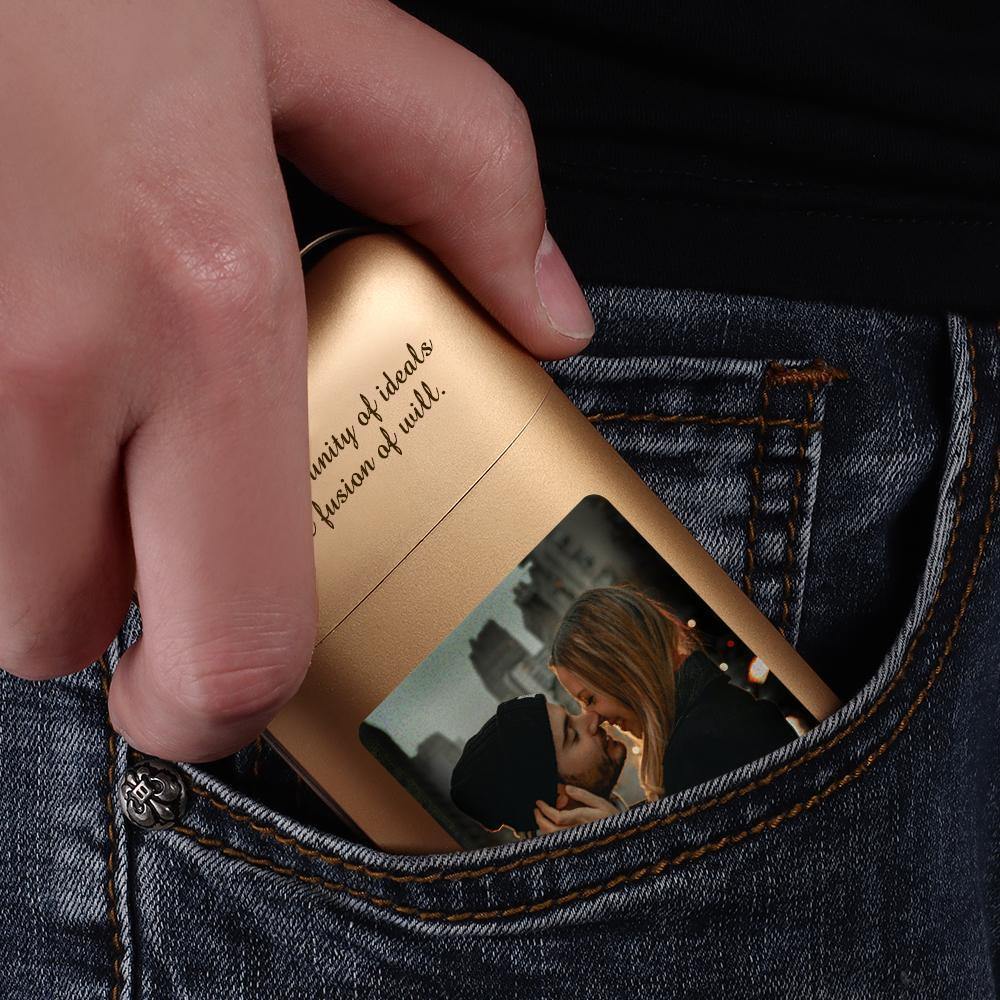 Personalised Cigarette Case with Engraved Photo Cigarette Case Best Gifts for Him - soufeelus