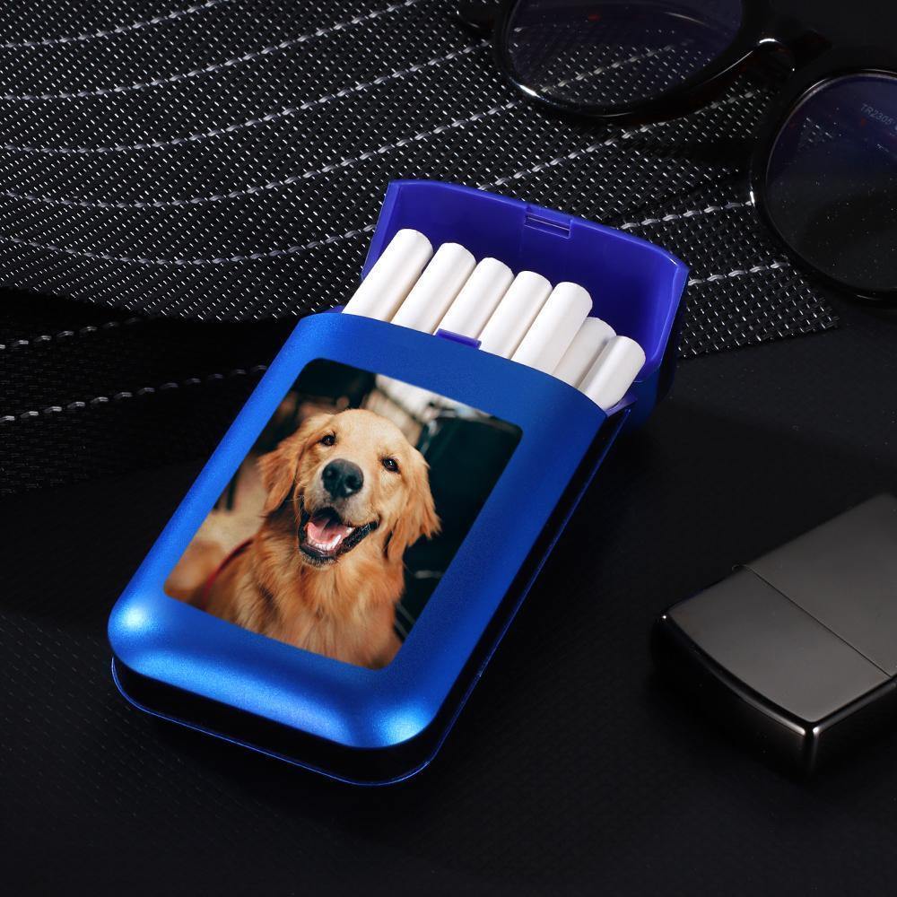 Personalised Cigarette Case with Engraved Custom Cigarettes Holder for Dad's Gifts - soufeelus