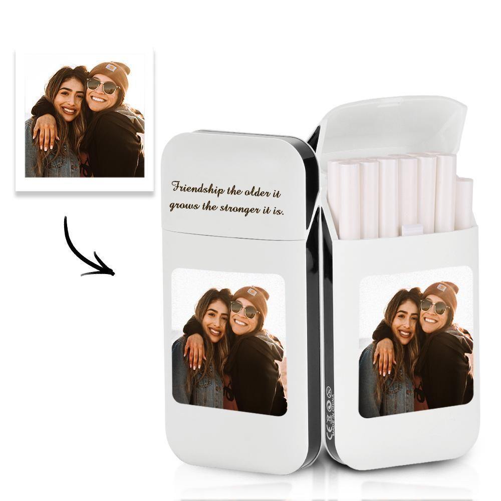 Cigarette Case with Engraved Photo Cigarette Case Unique Gifts - soufeelus