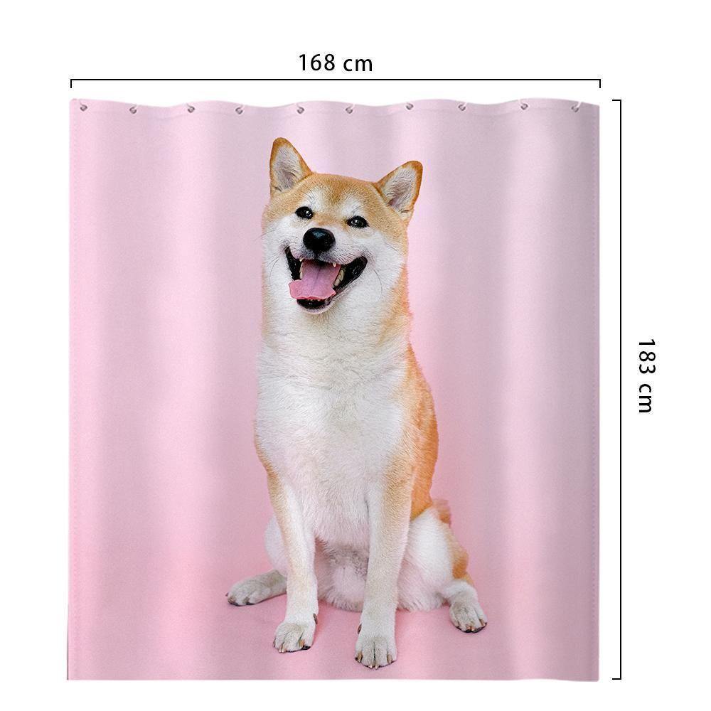 Custom Photo Shower Curtain Memorial Gift Waterproof Shower Curtain 168*183cm - soufeelus
