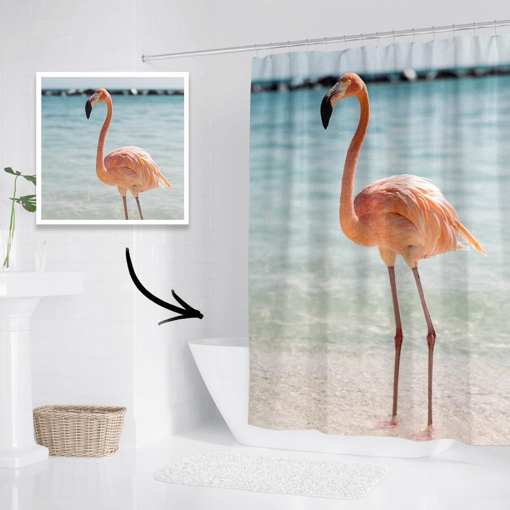 Personalised Shower Curtain Bathroom Decor Gift Memorial Gifts 183*183cm - soufeelus