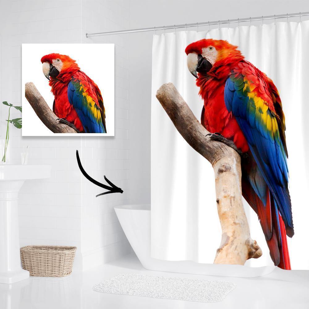 Personalised Shower Curtain Bathroom Decor Gift Memorial Gifts 140*183cm - soufeelus