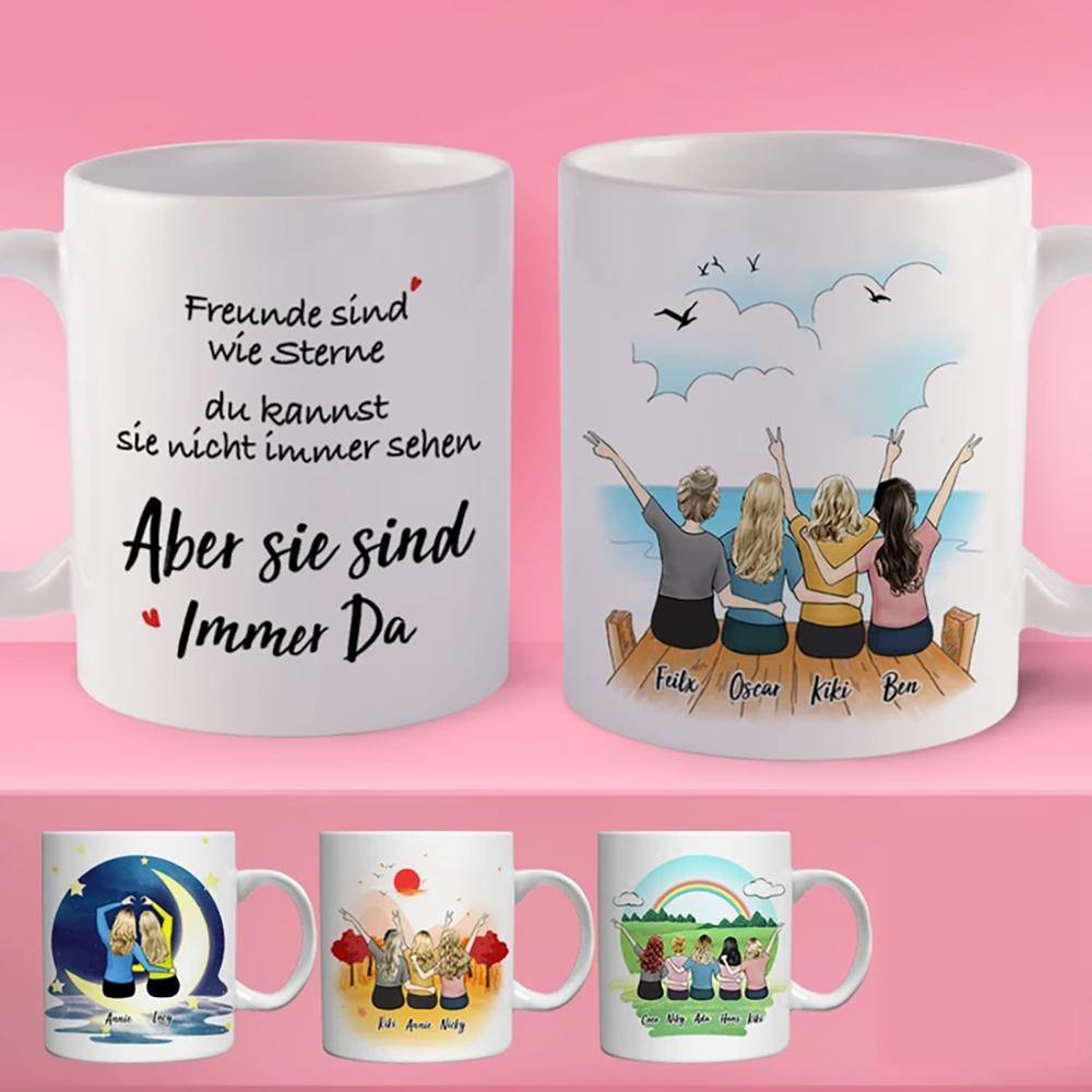 Personalised Magic Mug Best Friends Forever - soufeelus