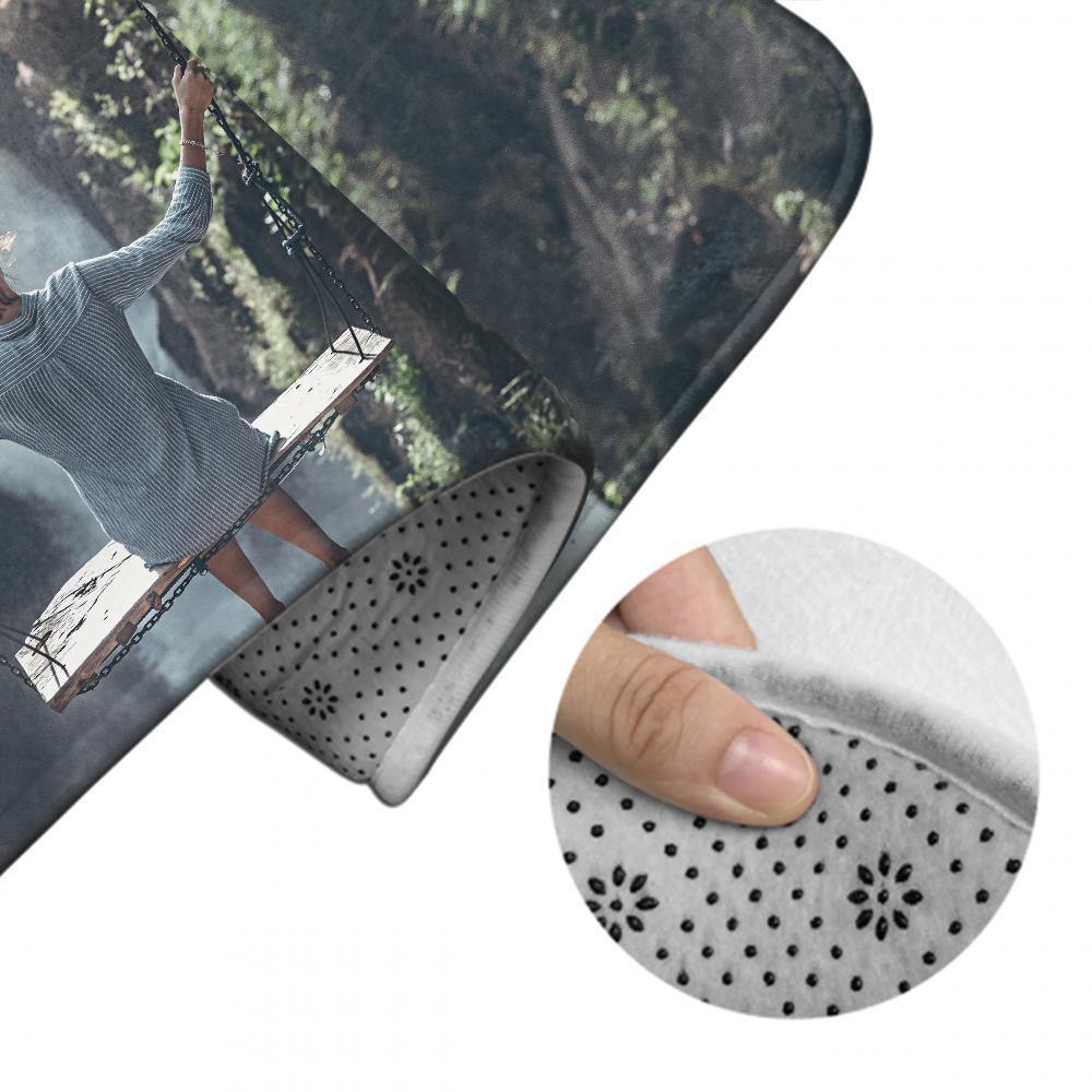 Custom Floor Mat Made Personalised Water Absorption Non Slip Bath Toilet Mat 3 Piece Set for Husband - soufeelus