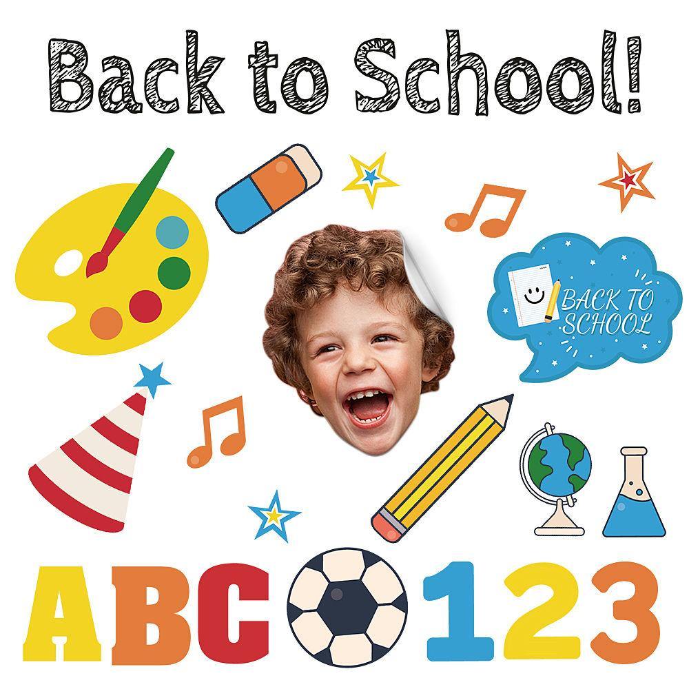 Custom Sticker Kid's Cute Face back to School - soufeelus