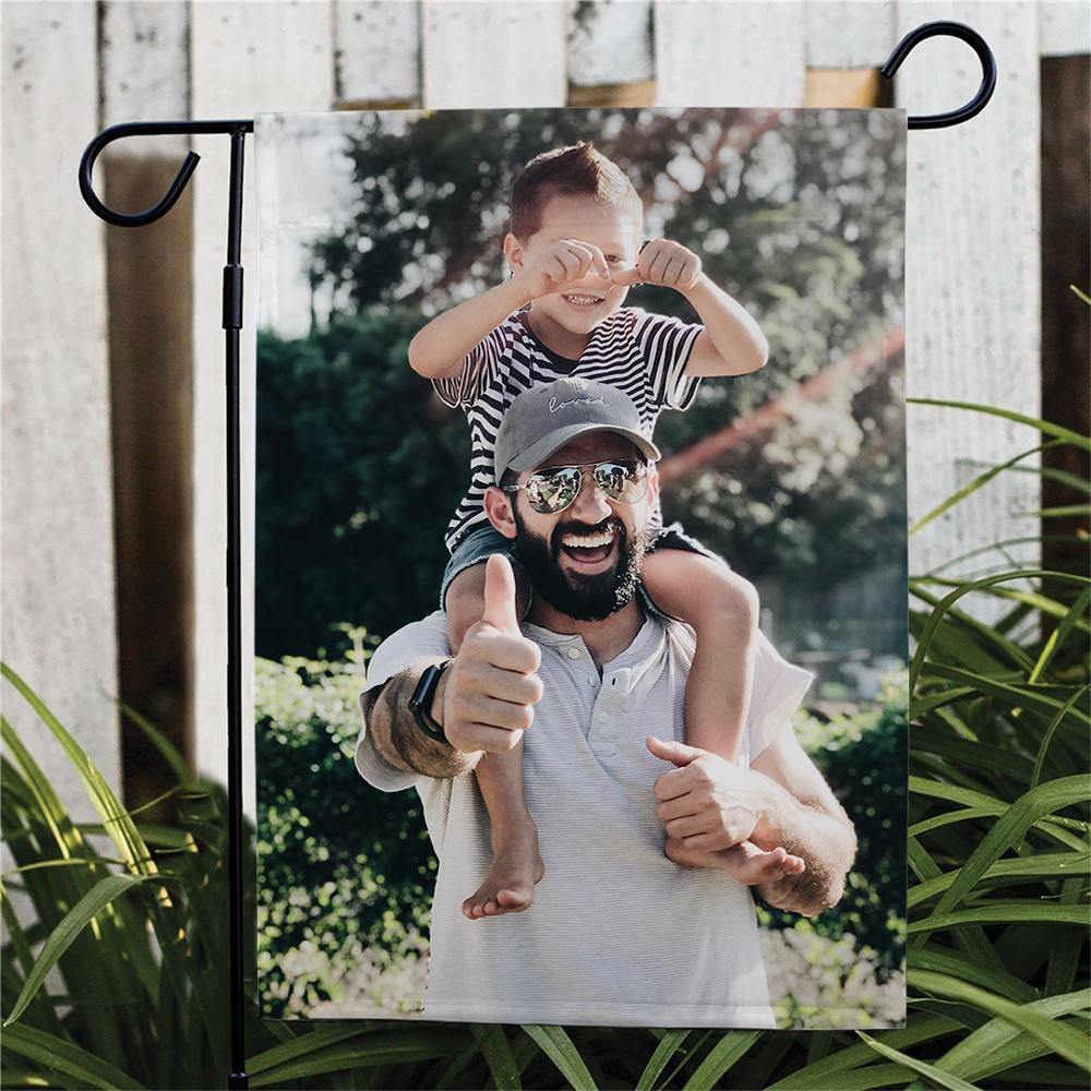 Custom Outdoor Photo Garden Flag detail