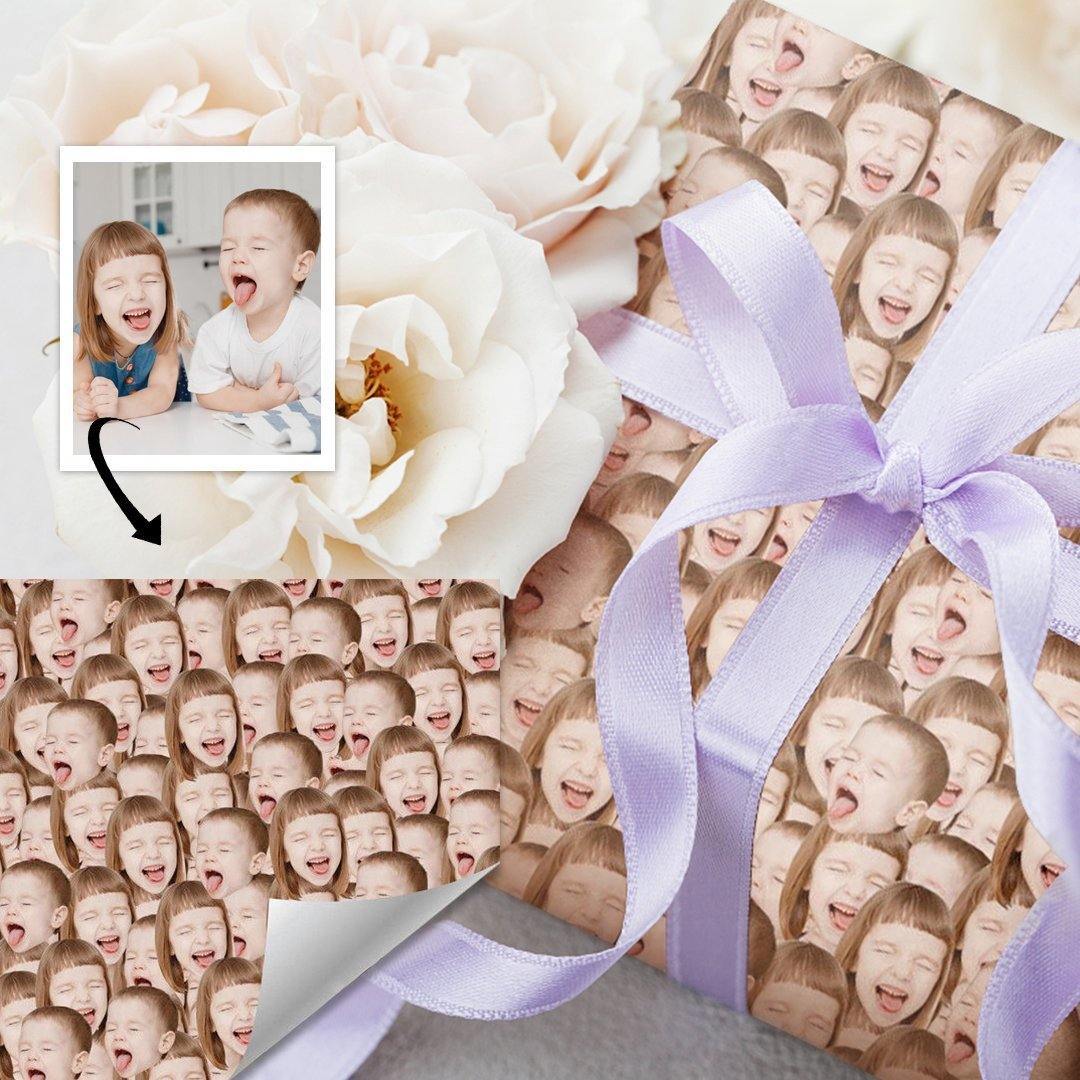 Custom Face Gift Wrap - Face Mash - soufeelus