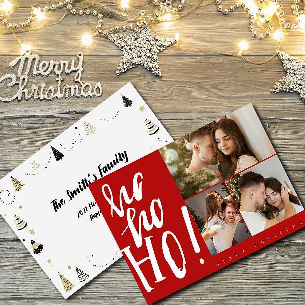 Merry Christmas Custom Greeting Card Couple's Gifts - soufeelus
