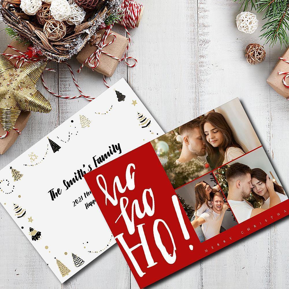 Merry Christmas Custom Greeting Card Couple's Gifts - soufeelus