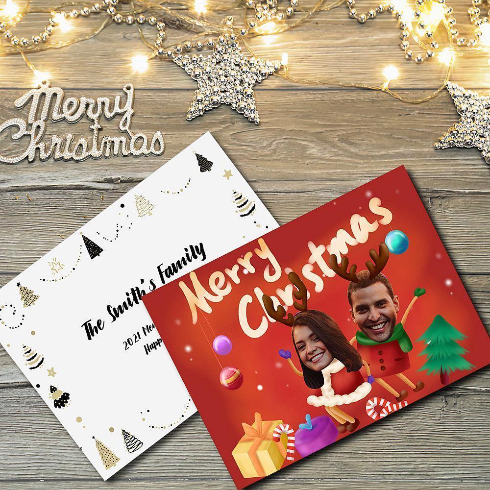 Custom Greeting Card for Christmas Day - soufeelus