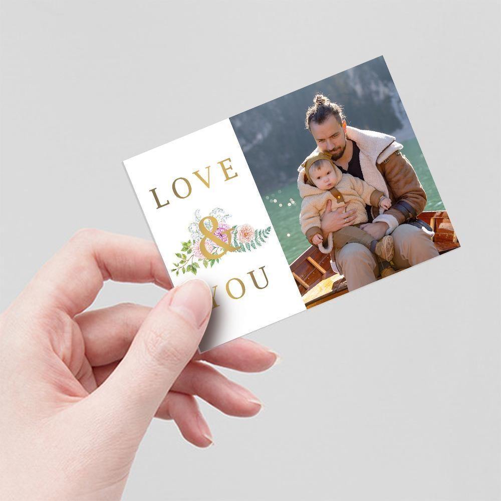 Custom Greeting Card Family Gift Pack of 10 - soufeelus
