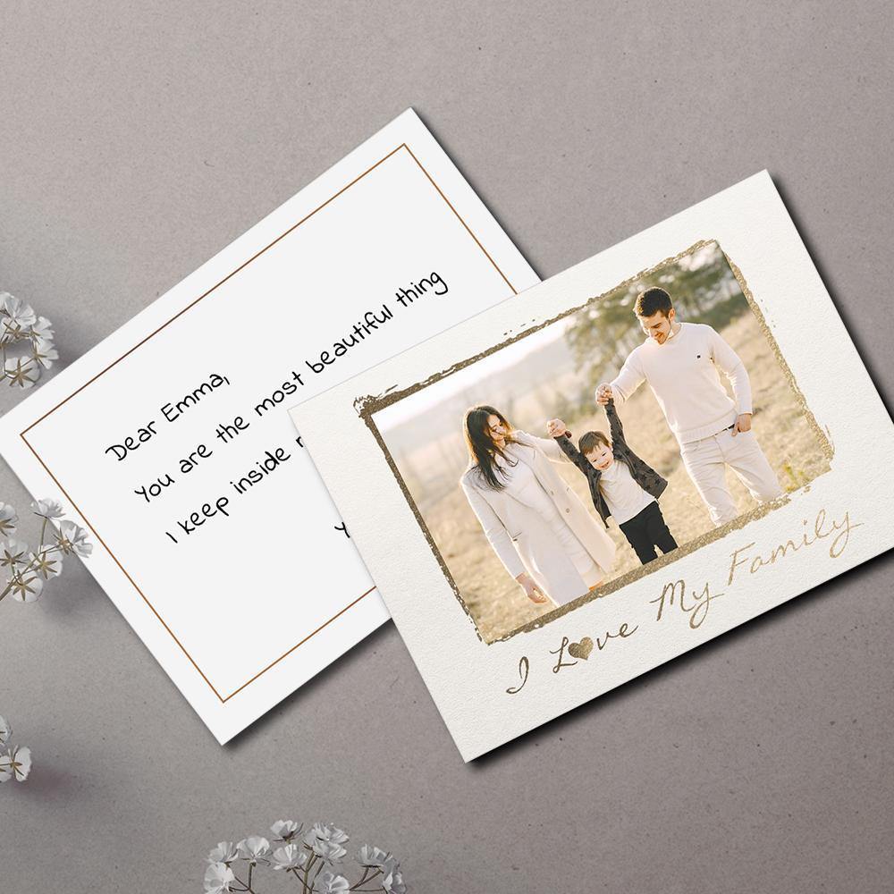 Personalized Greeting Card Family Gift Pack of 3 - soufeelus