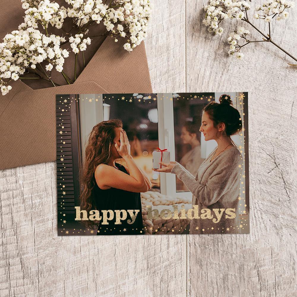 Custom Photo Card Unique Card Gift Pack of 10 - soufeelus
