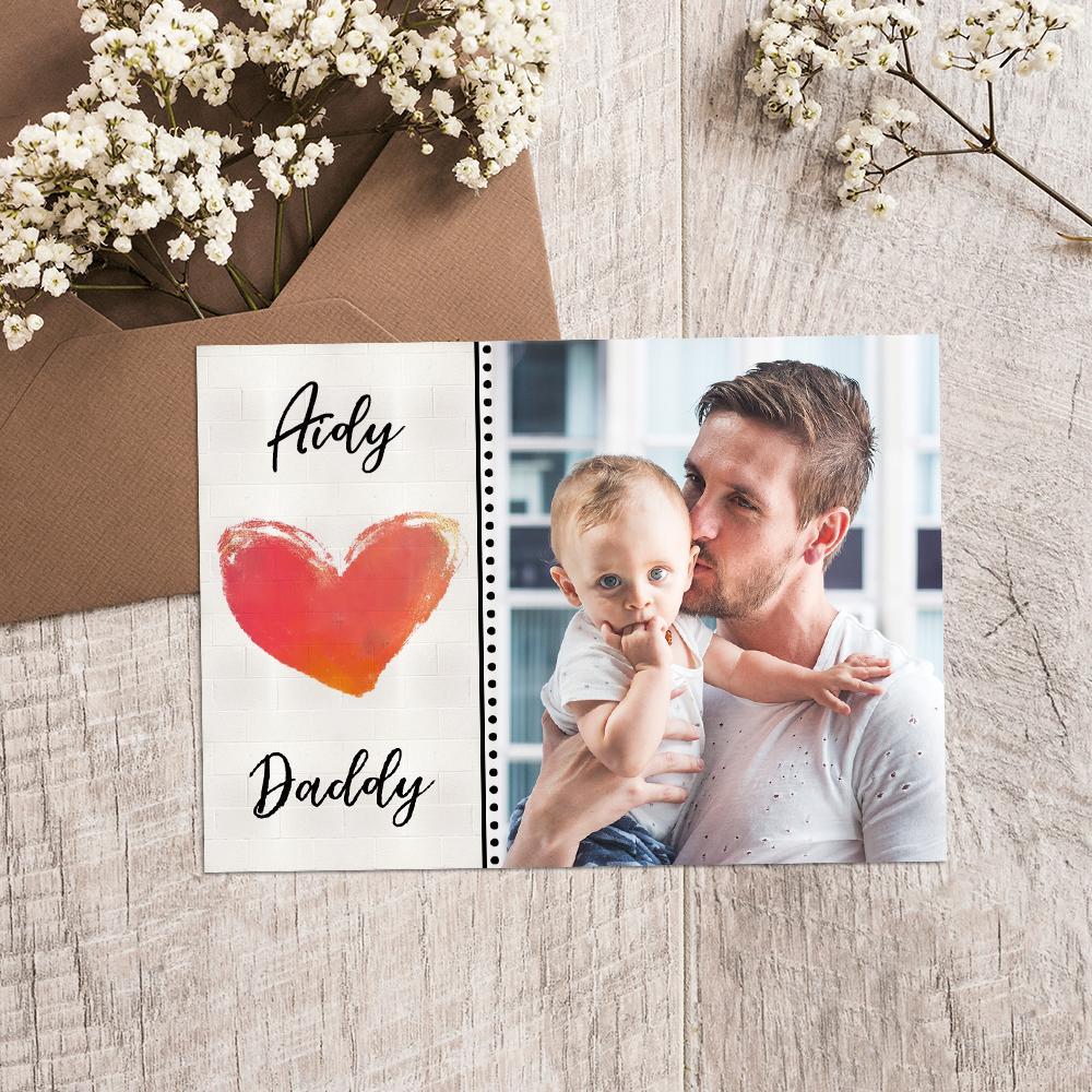 Custom Greeting Card Father's Day Gift