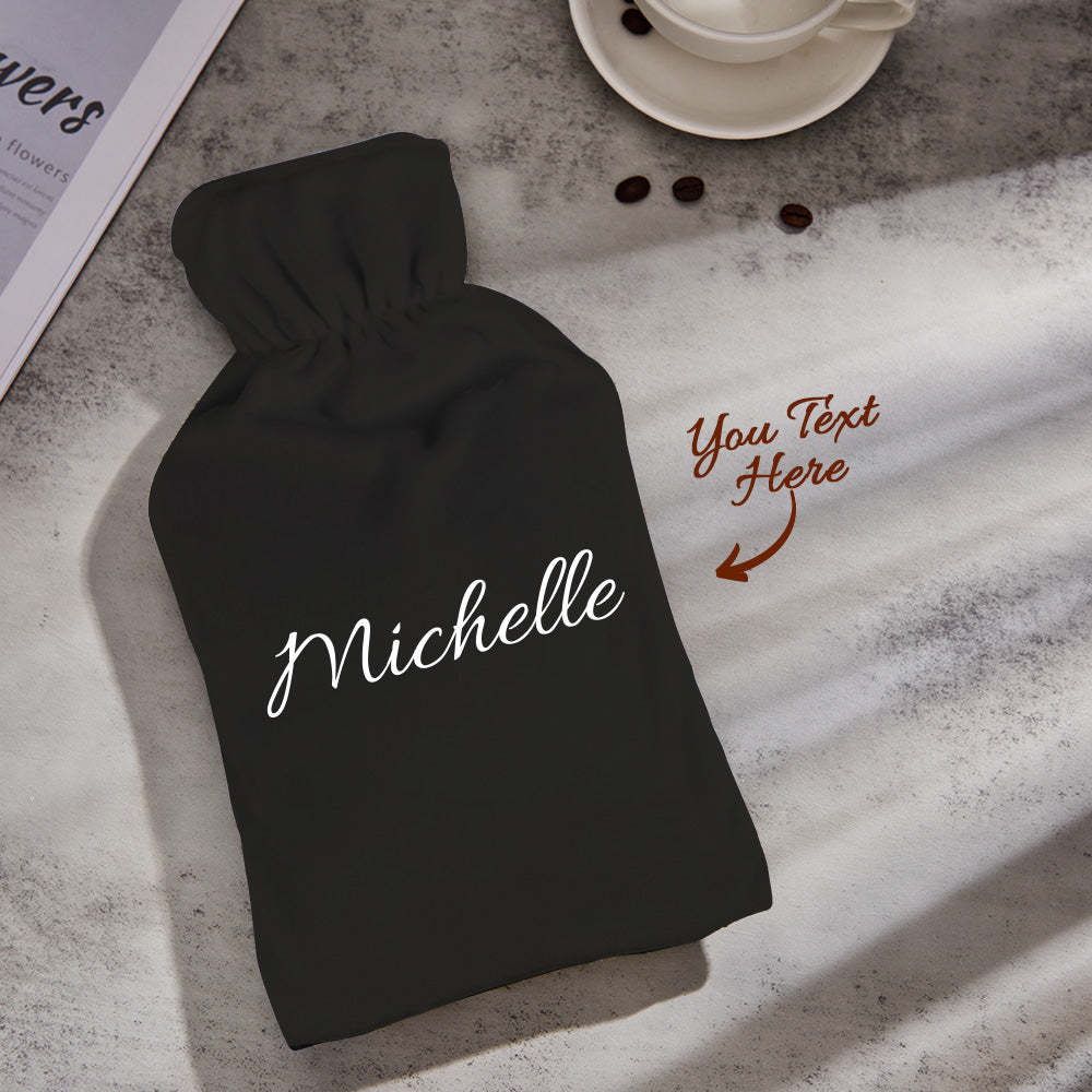 Custom Engraved Hot Water Bottle Creative Winter Warm Gifts - soufeelus