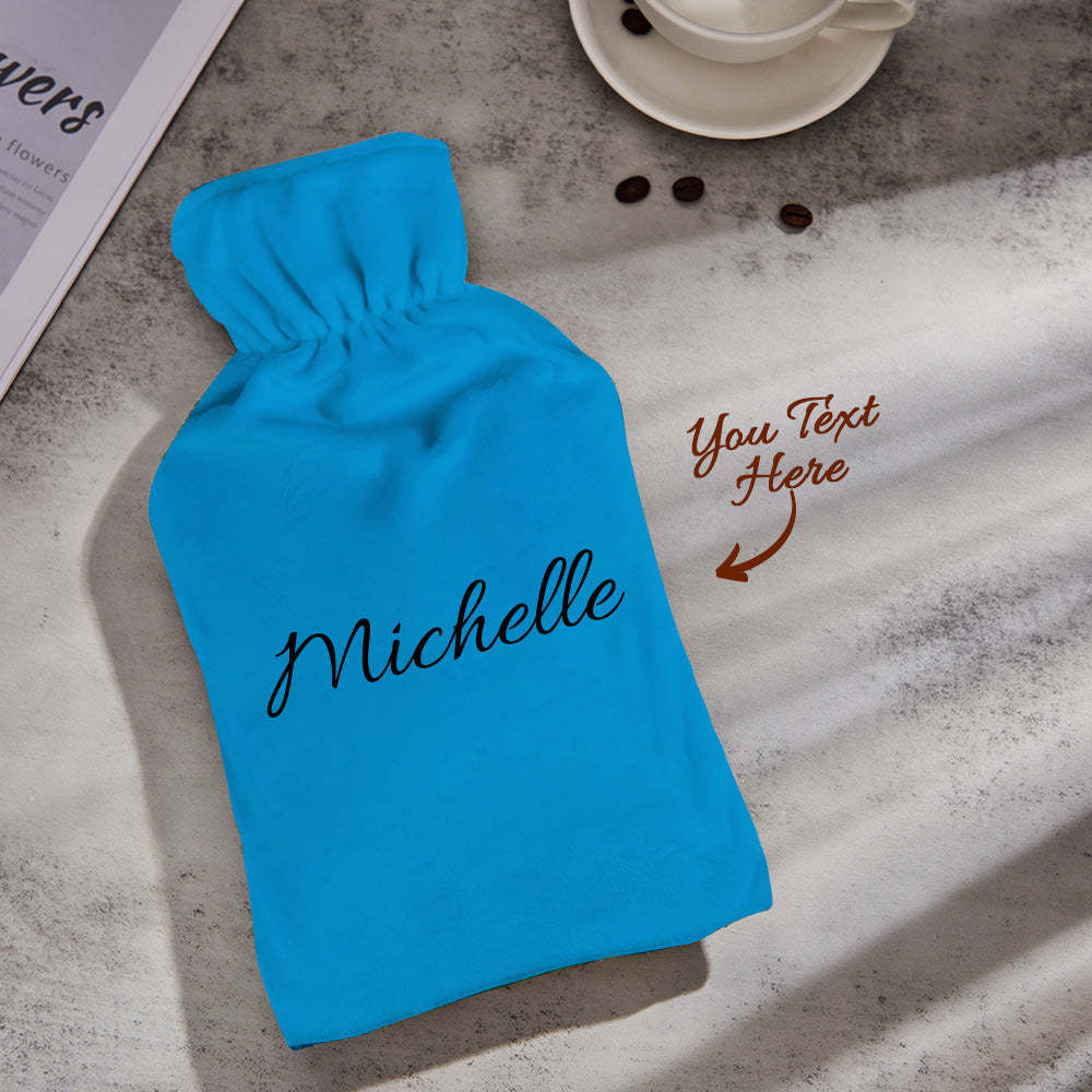 Custom Engraved Hot Water Bottle Creative Winter Warm Gifts - soufeelus
