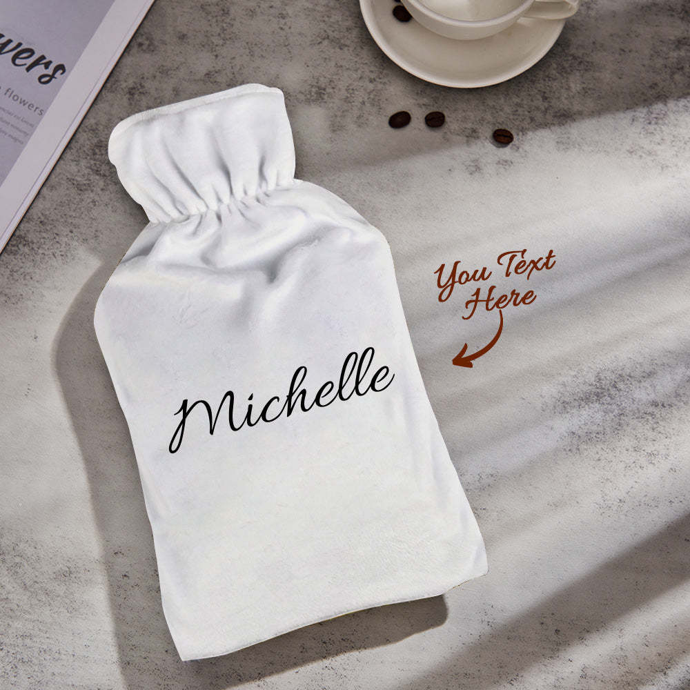 Custom Engraved Hot Water Bottle Creative Winter Warm Gifts - soufeelus