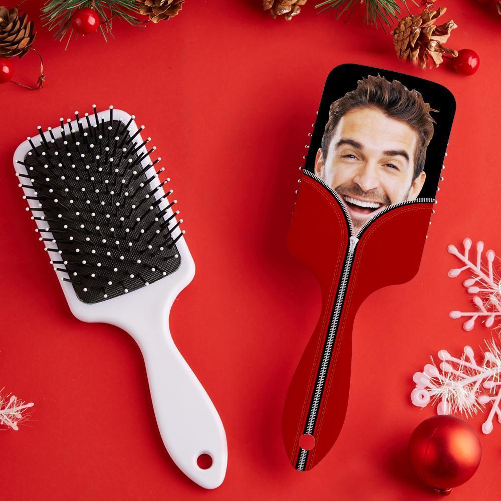 Custom Photo Face Air Cushion Comb Creative Collar Fun Home Gifts