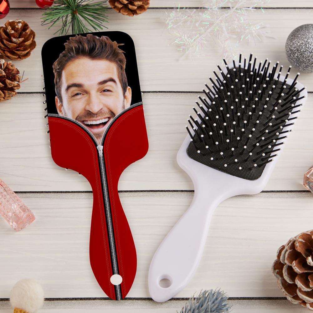 Custom Photo Face Air Cushion Comb Creative Collar Fun Home Gifts