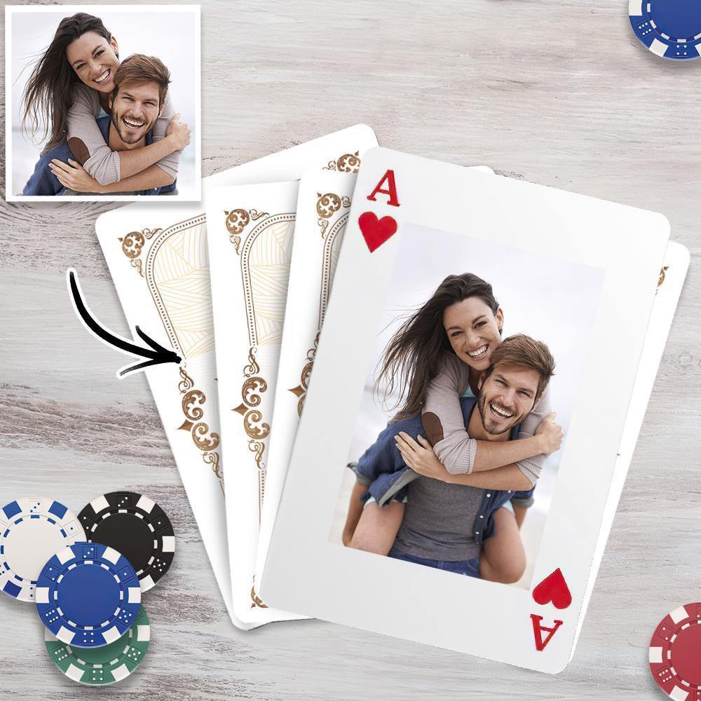 Custom Poker Cards Custom Playing Cards Personalised Double-side Memorial Gifts - soufeelus