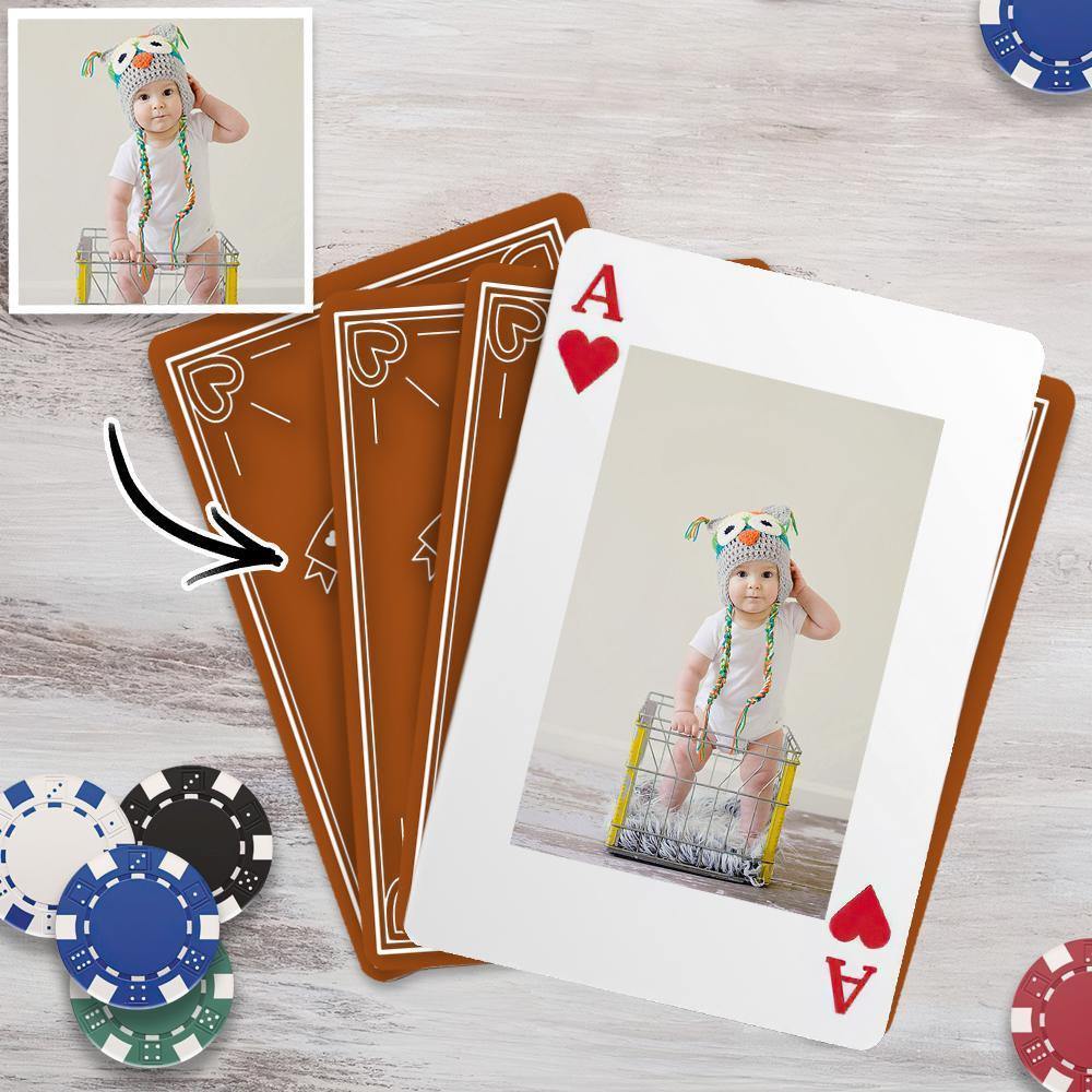 Custom Poker Cards Custom Playing Cards Keepsake Gifts - soufeelus