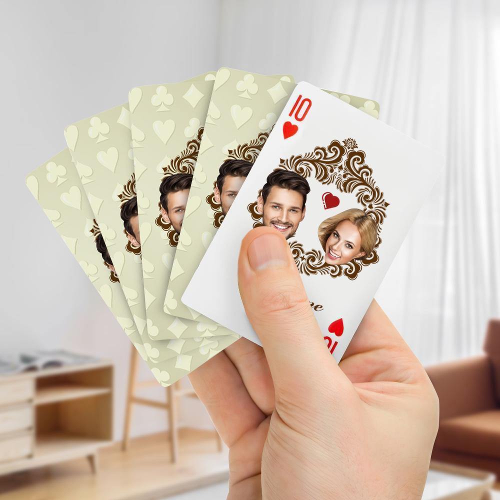 Custom Poker Cards Custom Playing Cards Double-side Couple??s Gifts - soufeelus