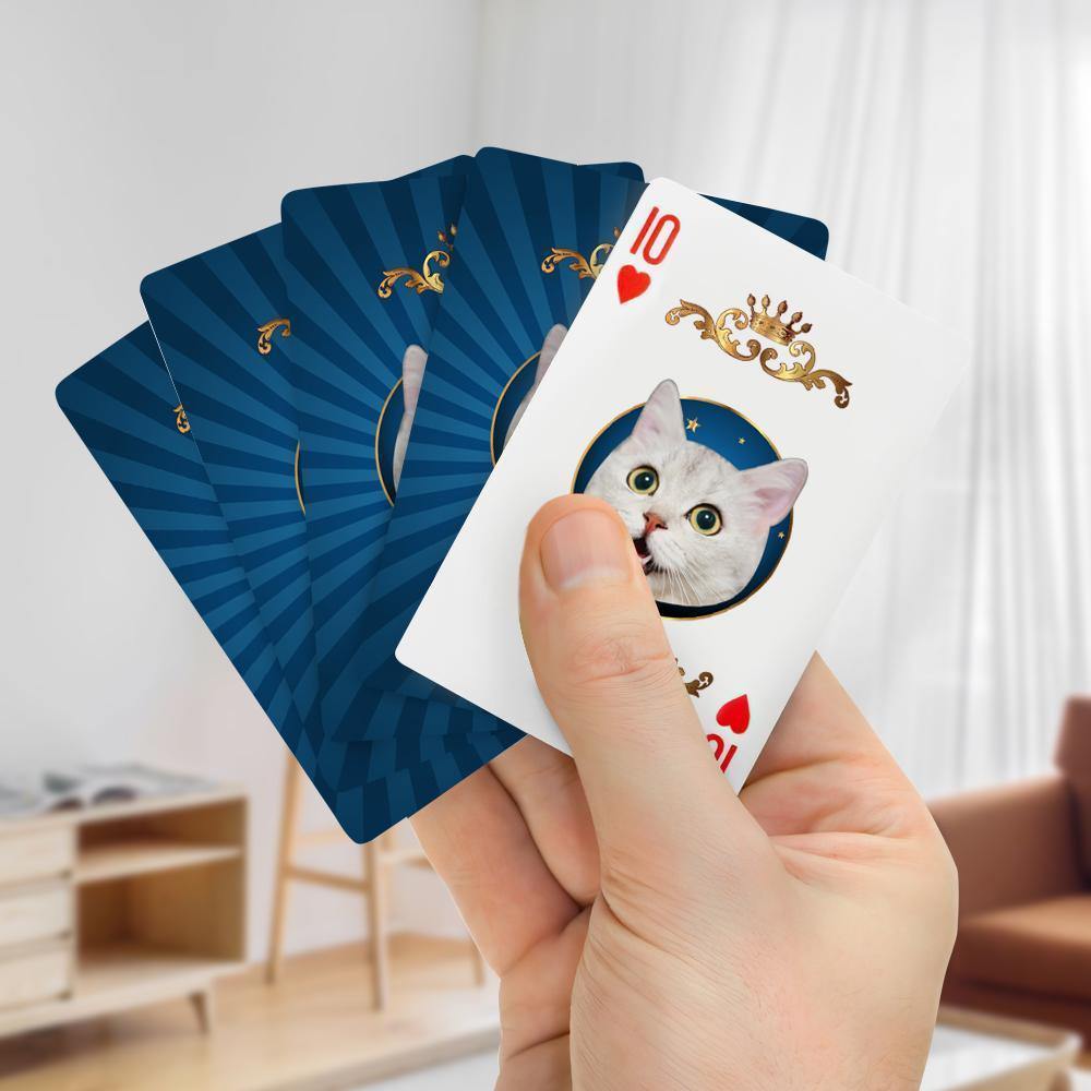 Custom Poker Cards Custom Playing Cards Personalised Photo for Double-side - soufeelus