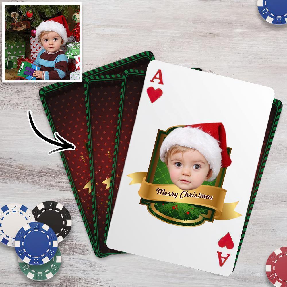 Custom Poker Cards Custom Playing Cards Personalised Photo for Double-side Unique Gifts - soufeelus