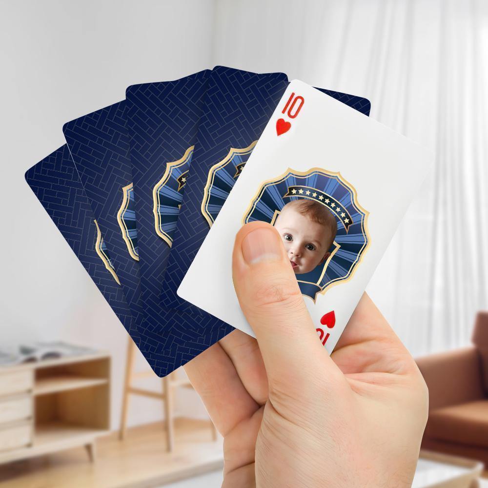 Custom Poker Cards Custom Playing Cards Personalised Photo Two Photos - soufeelus