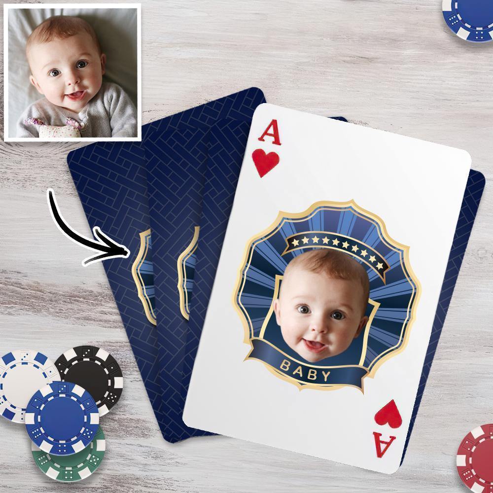 Custom Poker Cards Custom Playing Cards Personalised Photo Two Photos - soufeelus