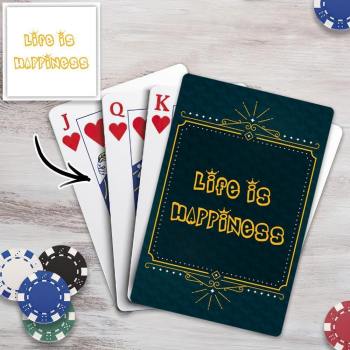 Custom Poker Cards, Custom Playing Cards Personalized Poker Back Playing Cards
