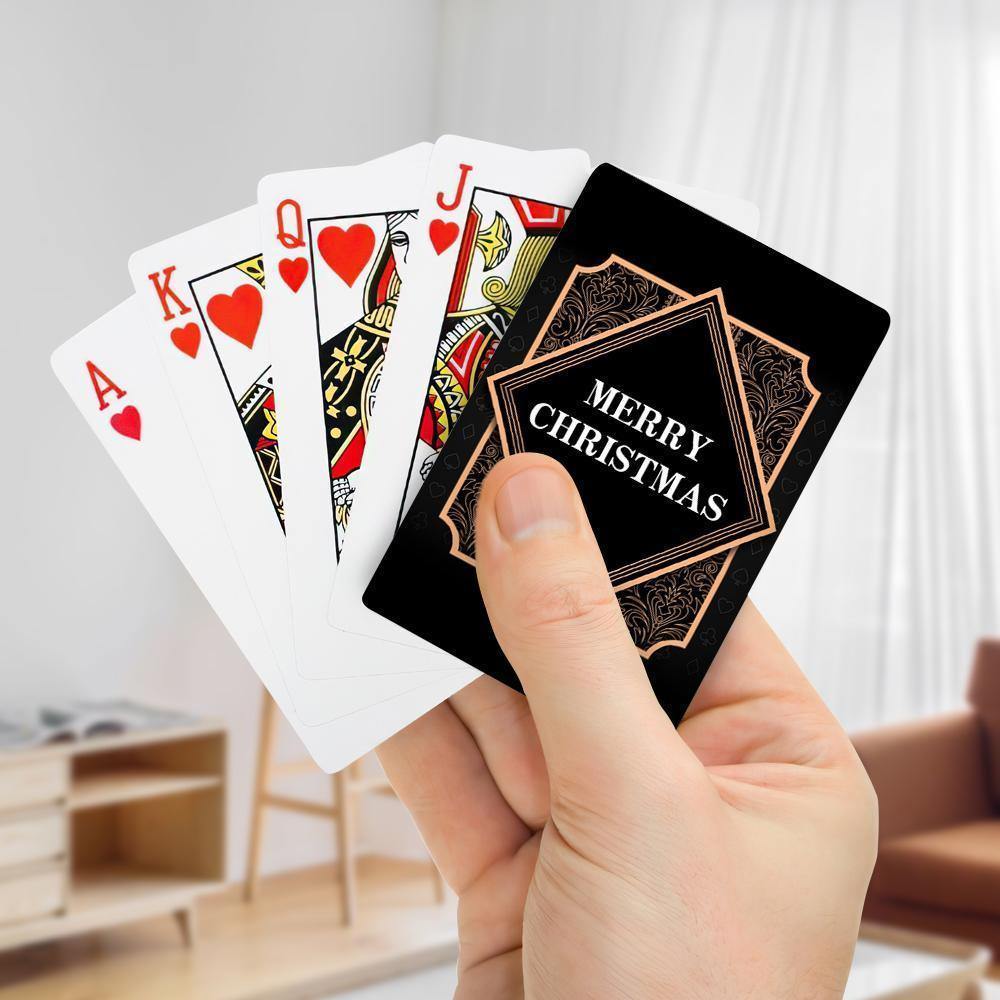 Custom Poker Cards, Custom Playing Cards Personalised Poker Back Unique Gifts - soufeelus
