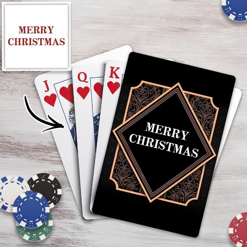 Custom Poker Cards, Custom Playing Cards Personalised Poker Back Unique Gifts - soufeelus