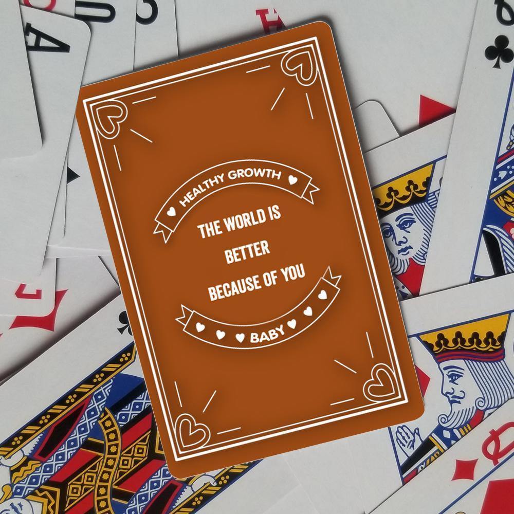 Poker Cards, Custom Playing Cards Personalised Poker Back Unique Gifts - soufeelus