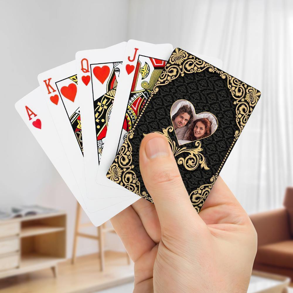 Custom Poker Cards Custom Playing Cards for Couple's Gifts - soufeelus