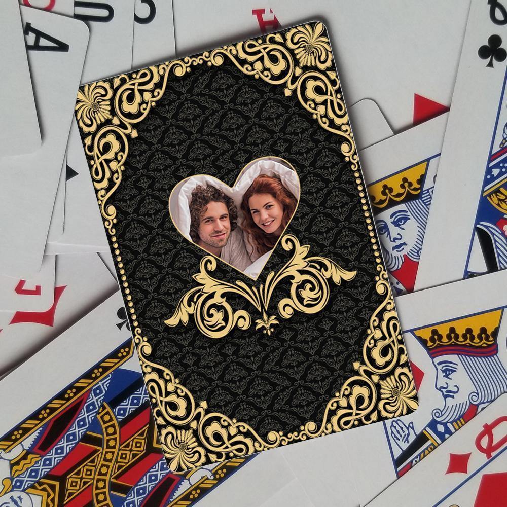 Custom Poker Cards Custom Playing Cards for Couple's Gifts - soufeelus