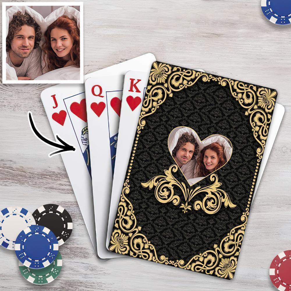 Custom Poker Cards Custom Playing Cards for Couple's Gifts - soufeelus