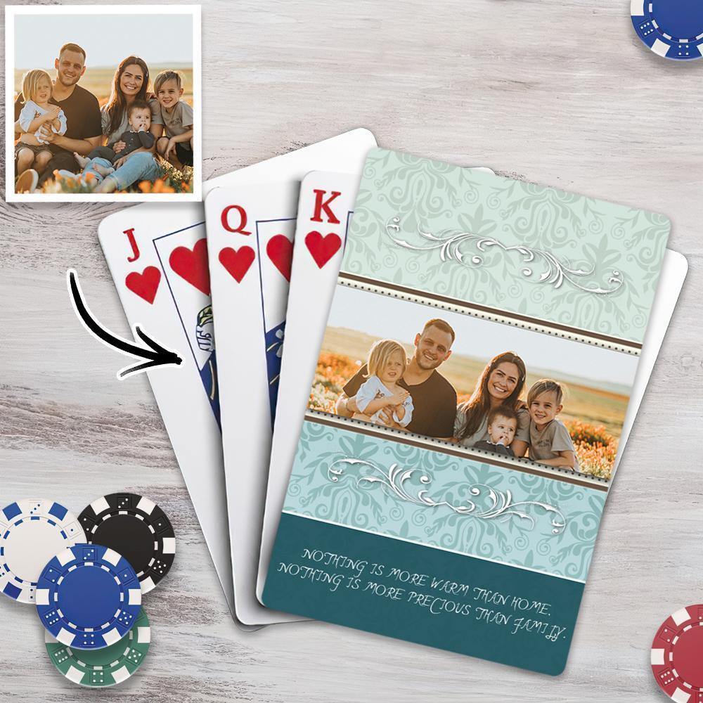 Custom Poker Cards Custom Playing Cards Personalised Playing Cards - soufeelus