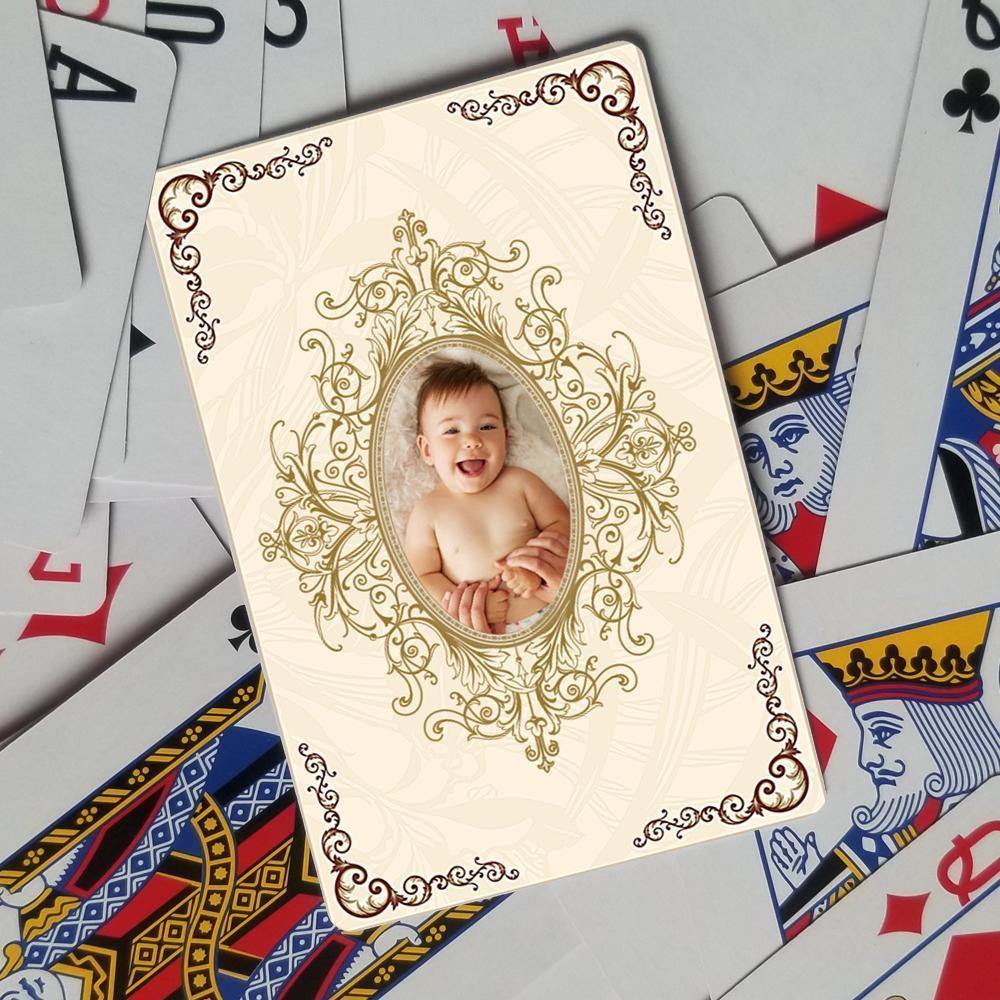 Custom Poker Cards Custom Playing Cards Personalised Playing Cards Kids Game - soufeelus